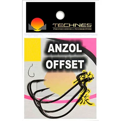 Anzol Offset Black Technes