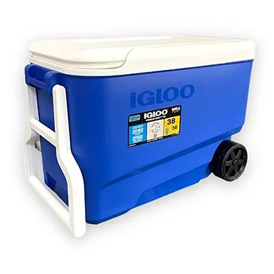 Caixa térmica c/ rodas Wheelie cool 36 litros Igloo