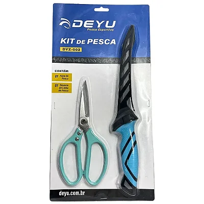 Kit Faca Fileteira + Tesoura DYZ-002 Deyu