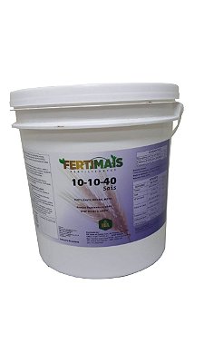 10.10.40 em SAIS - Fertilizante Mineral Misto Foliar = POTÁSSIO + Nitrogênio + Fósforo  da FERTIMAIS
