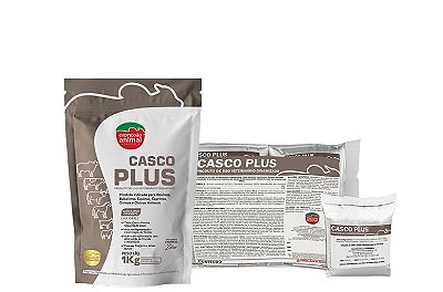 CASCO PLUS Homeopático - Tratamento de CASCO em Bovinos, Ovinos e Caprinos -  1 e 5 kg