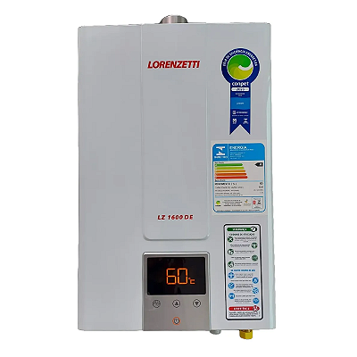 Aquecedor a Gás Lorenzetti LZ 1600 DE 15L GLP Digital Bivolt