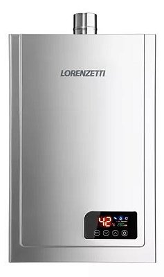 Aquecedor De Água A Gás Lorenzetti Lz 2300 De-i (inox) 23,5 Litros Glp