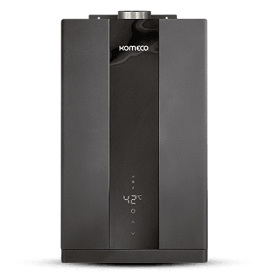 AQUECEDOR DE ÁGUA A GÁS KOMECO KO 21 BK HOME ( PRETO )  21 LITROS - GN