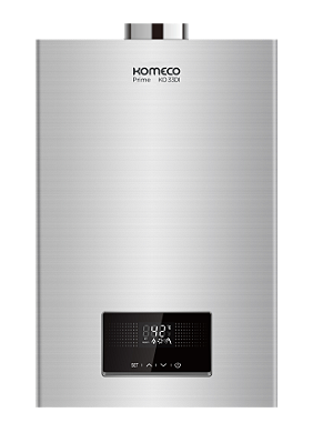 Aquecedor De Água A Gás Komeco Ko 33 Di Prime Wifi ( Inox ) 33 Litros Gn