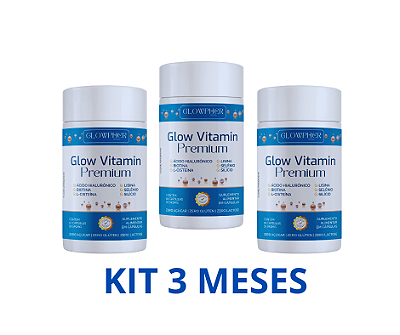 KIT 3 MESES GLOW VITAMIN