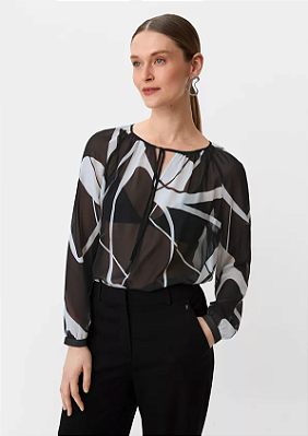 Blusa All-over Pattern