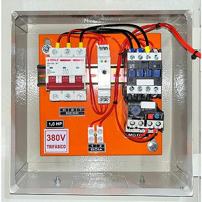 Painel  P/ bomba submersa 1,0CV Trifasico 380V