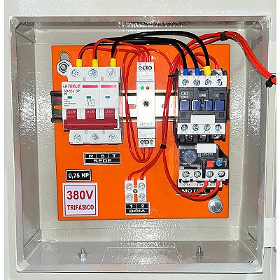 Painel  P/ bomba submersa 0,75CV Trifasico380V