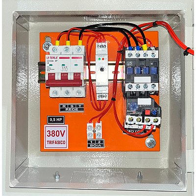 Painel  P/ bomba submersa 0,50CV Trifasico 380V