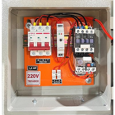 Painel  P/ bomba submersa 1,0CV Trifasico 220V