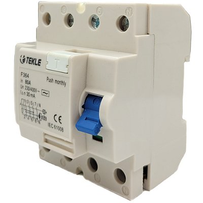 INTERRUPTOR DIFERENCIAL IDR - TETRAPOLAR 80A - 30MA