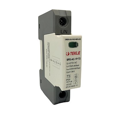 DPS PROTETOR DE SURTO 1P - 20KA 275V - CLASSE II