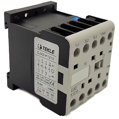 MINI CONTATOR DE FORCA CJX2-K12-24Vac