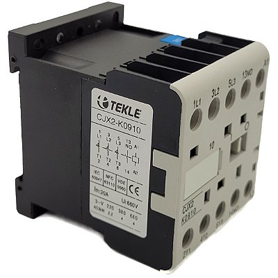 MINI CONTATOR DE FORCA CJX2-K09-380Vac
