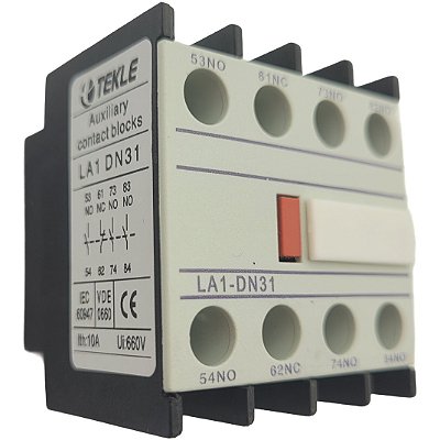 BLOCO DE CONTATO AUXILIAR CJX2 - F4-31 - DN31 - 3NA+1NF