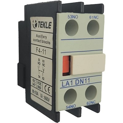 BLOCO DE CONTATO AUXILIAR CJX2 - F4-11 - DN11 - 1NA+1NF
