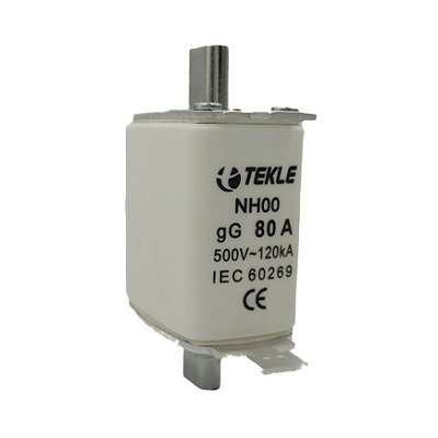 FUSIVEL RETARDADO NH00 - 500V-120KA - 80A