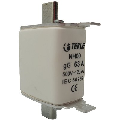 FUSIVEL RETARDADO NH00 - 500V-120KA - 63A