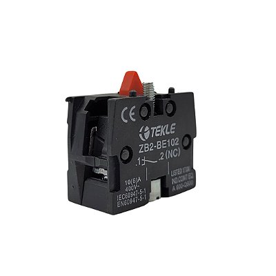BE102 BLOCO CONTATO NF PLASTICO
