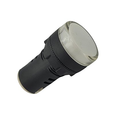 SINALEIRO LED BRANCO 22MM 24Vca/Vcc