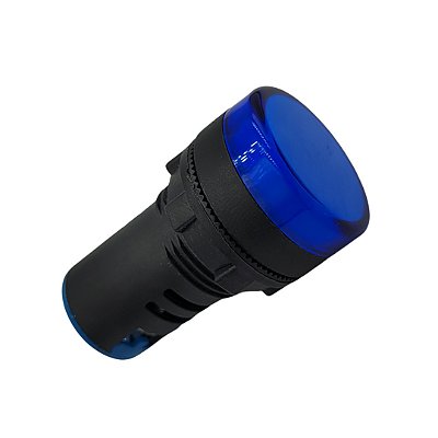 SINALEIRO LED AZUL 22MM 110Vca