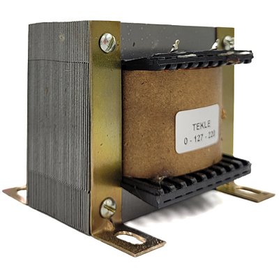 TRANSFORMADOR DE COMANDO COM FIO - E127/220VCA - S12VCA - 5A - 60VA