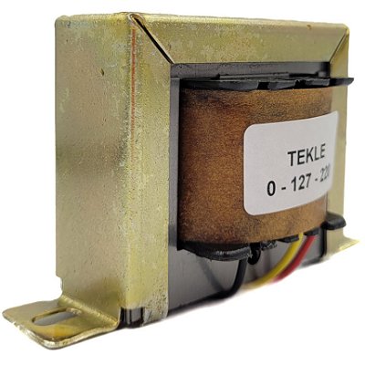 TRANSFORMADOR DE COMANDO COM FIO - E127/220VCA - S12VCA - 1A - 12VA
