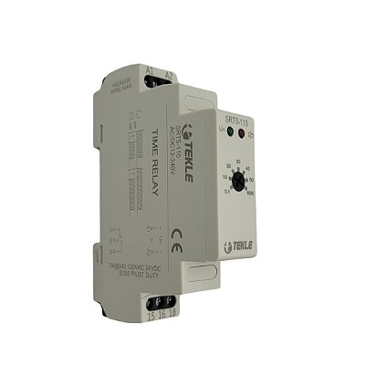 RELE DE TEMPO 60S SRT5-110 - ONDELAY  AC/DC 12-240VCA - 60HZ