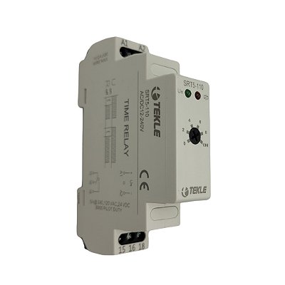 RELE DE TEMPO 10H SRT5-110 - ONDELAY  AC/DC 12-240VCA - 60HZ