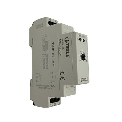 RELE DE TEMPO 6H SRT5-110 - ONDELAY  AC/DC 12-240VCA - 60HZ