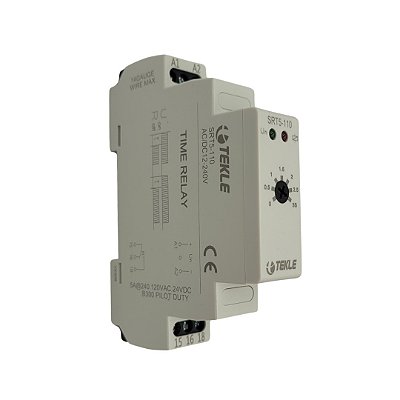 RELE DE TEMPO 3S SRT5-110 - ONDELAY  AC/DC 12-240VCA - 60HZ