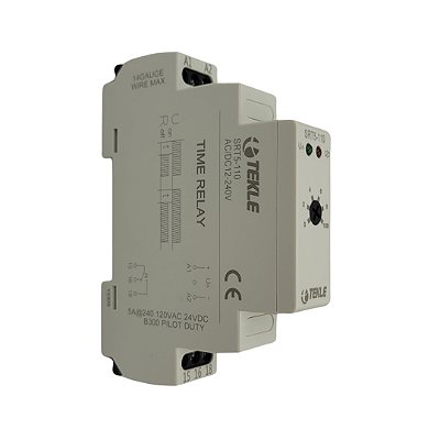 RELE DE TEMPO 10S SRT5-110 - ONDELAY  AC/DC 12-240VCA - 60HZ