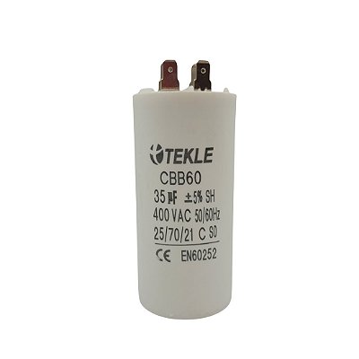 CAPACITOR PERMANENTE C/TERMINAL 35,0 UF 380/400V