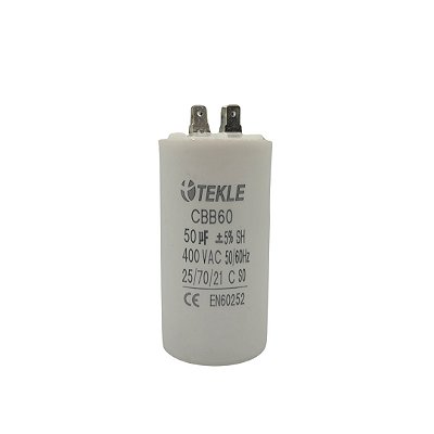 CAPACITOR PERMANENTE C/TERMINAL 50,0 UF 380/400V