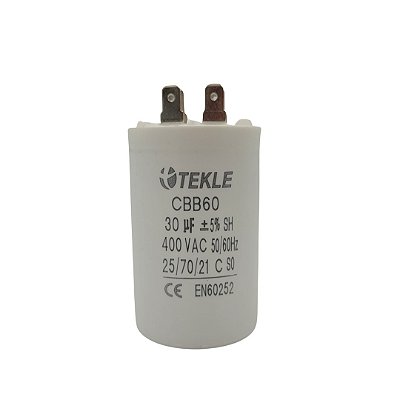 CAPACITOR PERMANENTE C/TERMINAL 30,0 UF 380/400V