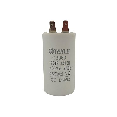 CAPACITOR PERMANENTE C/TERMINAL 20,0UF 380/400V