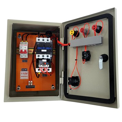 PAINEL PARA PROTEÇÃO DE COMPRESSOR MONOFÁSICO 3,0CV 127V