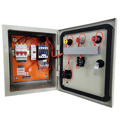 PAINEL PARA PROTEÇÃO DE COMPRESSOR TRIFÁSICO 2,0CV 380V