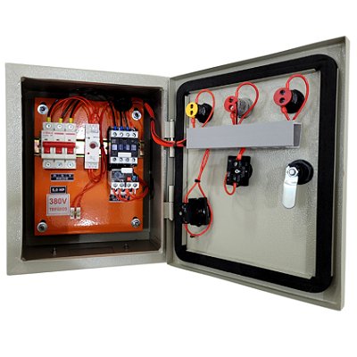 PAINEL PARA PROTEÇÃO DE COMPRESSOR TRIFÁSICO 5,0CV 380V