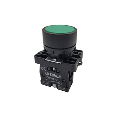 BOTÃO PULSANTE - EA31 VD PLAST.22MM 1NA