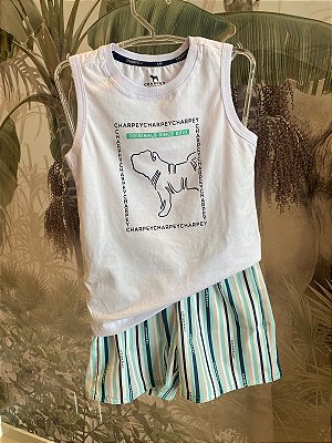 Conjunto regata com bermuda tactel