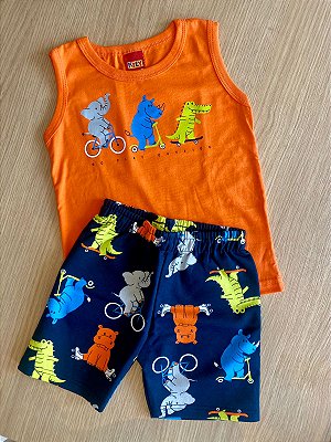 Conjunto com regata