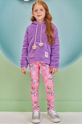 Conjunto blusão com legging