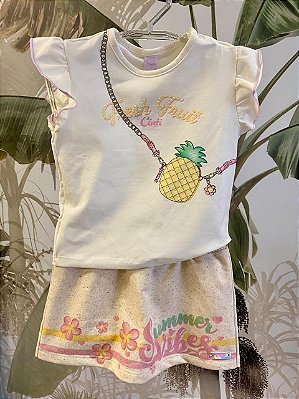 Conjunto com shorts saia