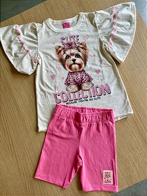 Conjunto com bermuda ciclista