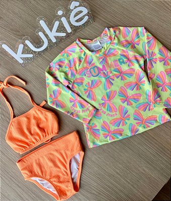 Trio Biquini+Blusinha de proteção