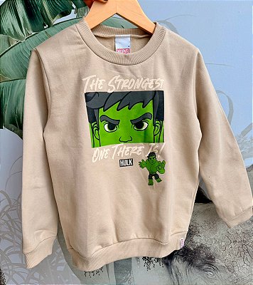 Moletom Hulk peluciado