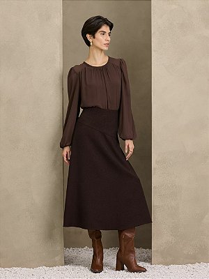 SAIA GODÊ COM RECORTE MARROM