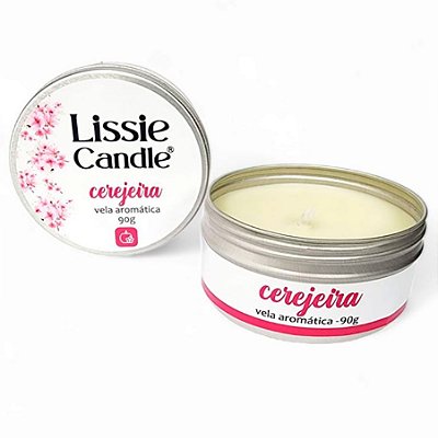 Vela Cerejeira 90g -  Vela Aromática Perfumada